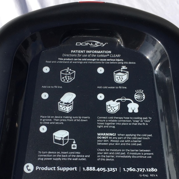 Donjoy Iceman Clear 3 - Picture 2 of 7